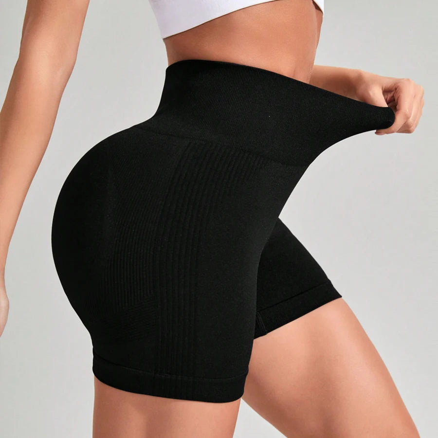 Women High Waist Yoga Shorts Workout Leggings Fitness Sportswear Gym Running Activewear Tummy Control Breathable Sports Clothing