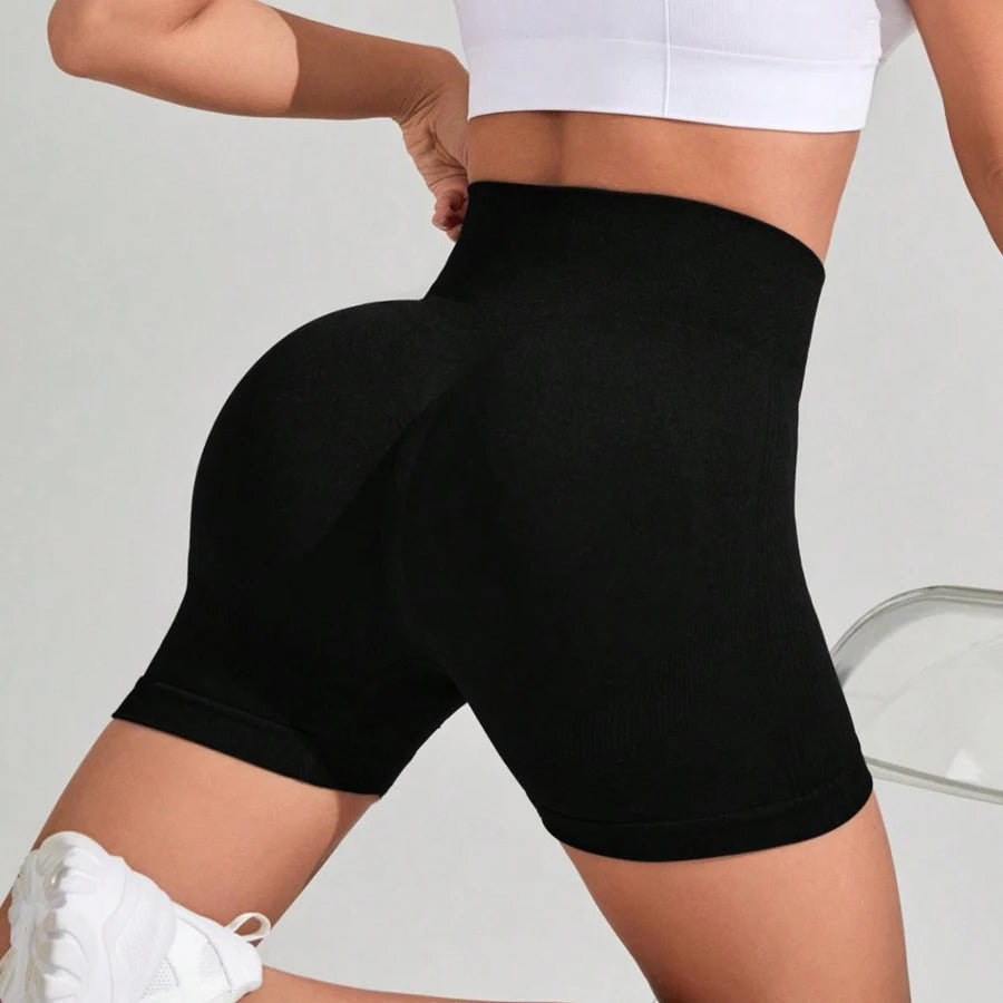 Women High Waist Yoga Shorts Workout Leggings Fitness Sportswear Gym Running Activewear Tummy Control Breathable Sports Clothing