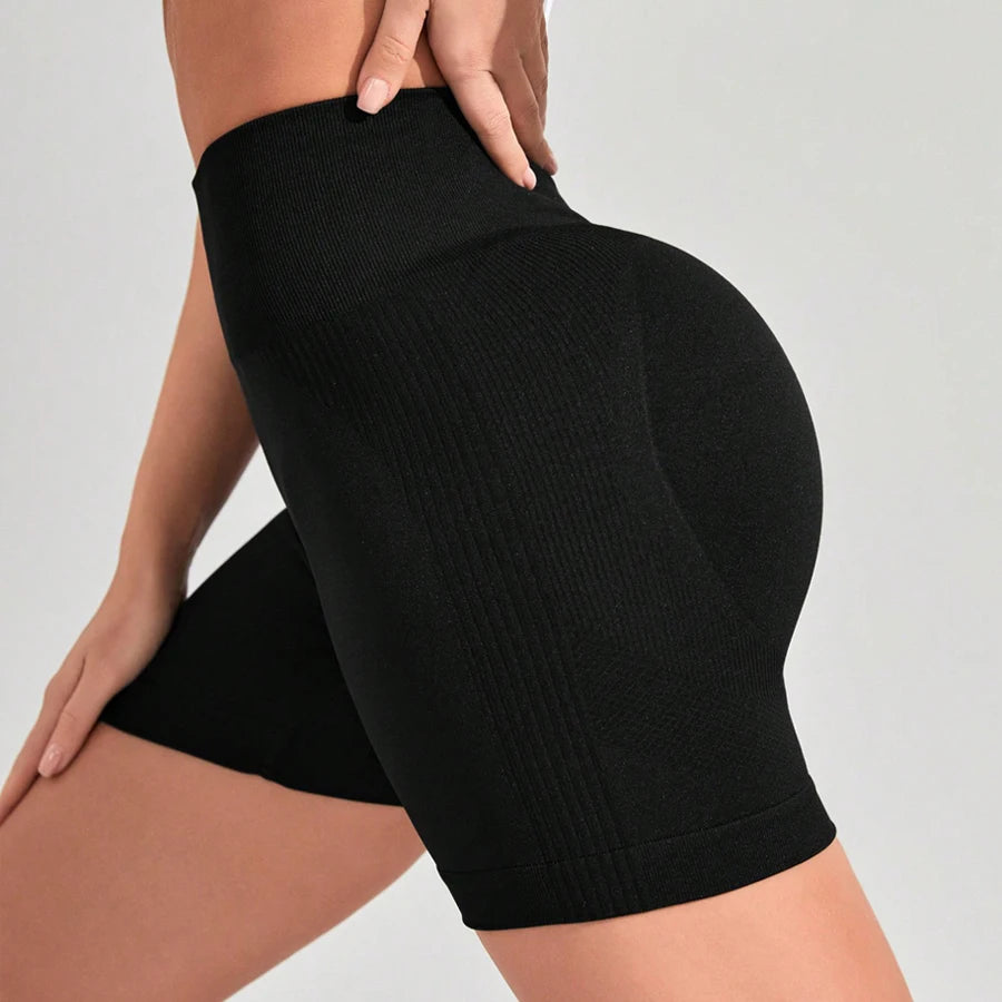 Women High Waist Yoga Shorts Workout Leggings Fitness Sportswear Gym Running Activewear Tummy Control Breathable Sports Clothing