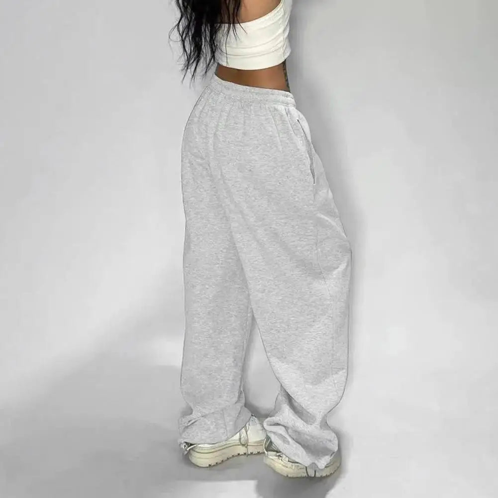 Women Activewear Bottoms Stylish Women's Hip Hop Dance Trousers with Adjustable Drawstring Waist Comfortable Loose for Active