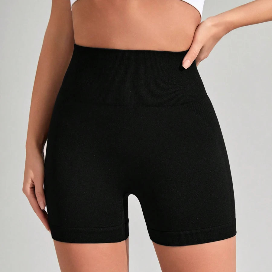 Women High Waist Yoga Shorts Workout Leggings Fitness Sportswear Gym Running Activewear Tummy Control Breathable Sports Clothing