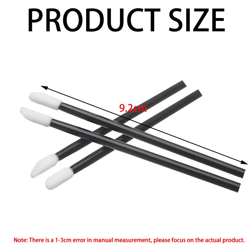 100PCS Disposable Lip Brushes Makeup Brush Eyelashes Extension Applicator Lipstick Wands Set Cosmetic Colourful Make Up Tools