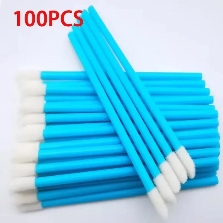 100PCS Disposable Lip Brushes Makeup Brush Eyelashes Extension Applicator Lipstick Wands Set Cosmetic Colourful Make Up Tools